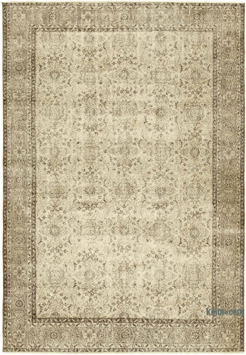 El Dokuma Vintage Halı - 208 cm x 303 cm - K0055664