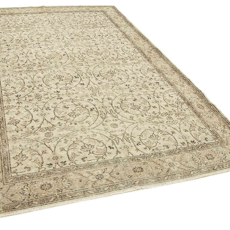 Alfombra Vintage Turca Anudada a Mano - 190 cm x 297 cm - K0055666