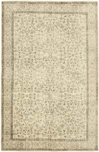 Vintage Turkish Hand-Knotted Rug - 6' 3" x 9' 8" (75" x 116")