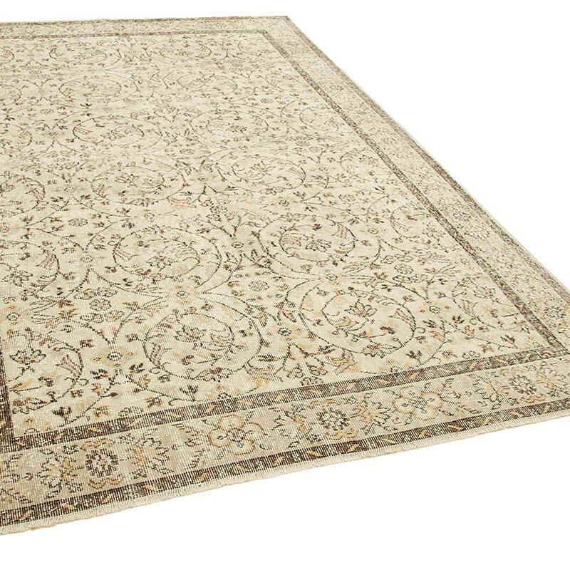 El Dokuma Vintage Halı - 191 cm x 295 cm - K0055669