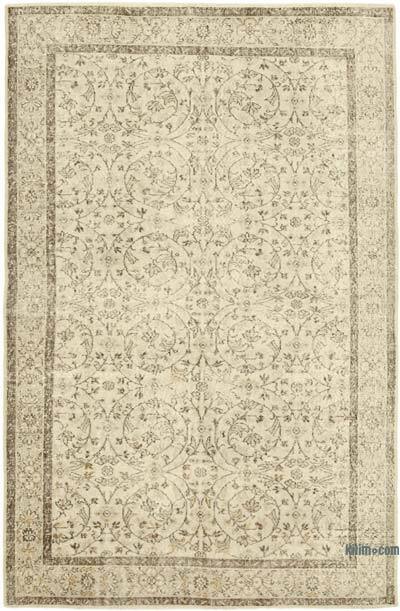 Alfombra Vintage Turca Anudada a Mano - 191 cm x 295 cm