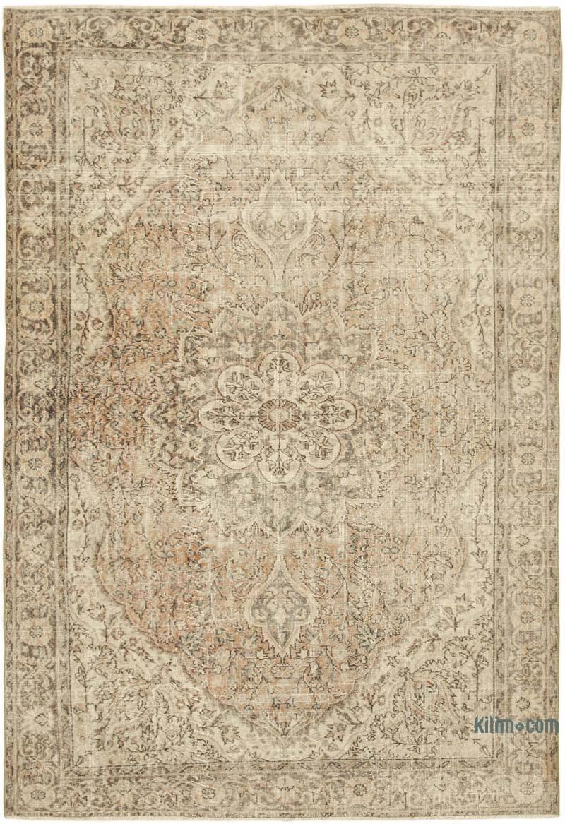 Vintage Turkish Hand-Knotted Rug - 6' 5" x 9' 10" (77" x 118") - K0055675