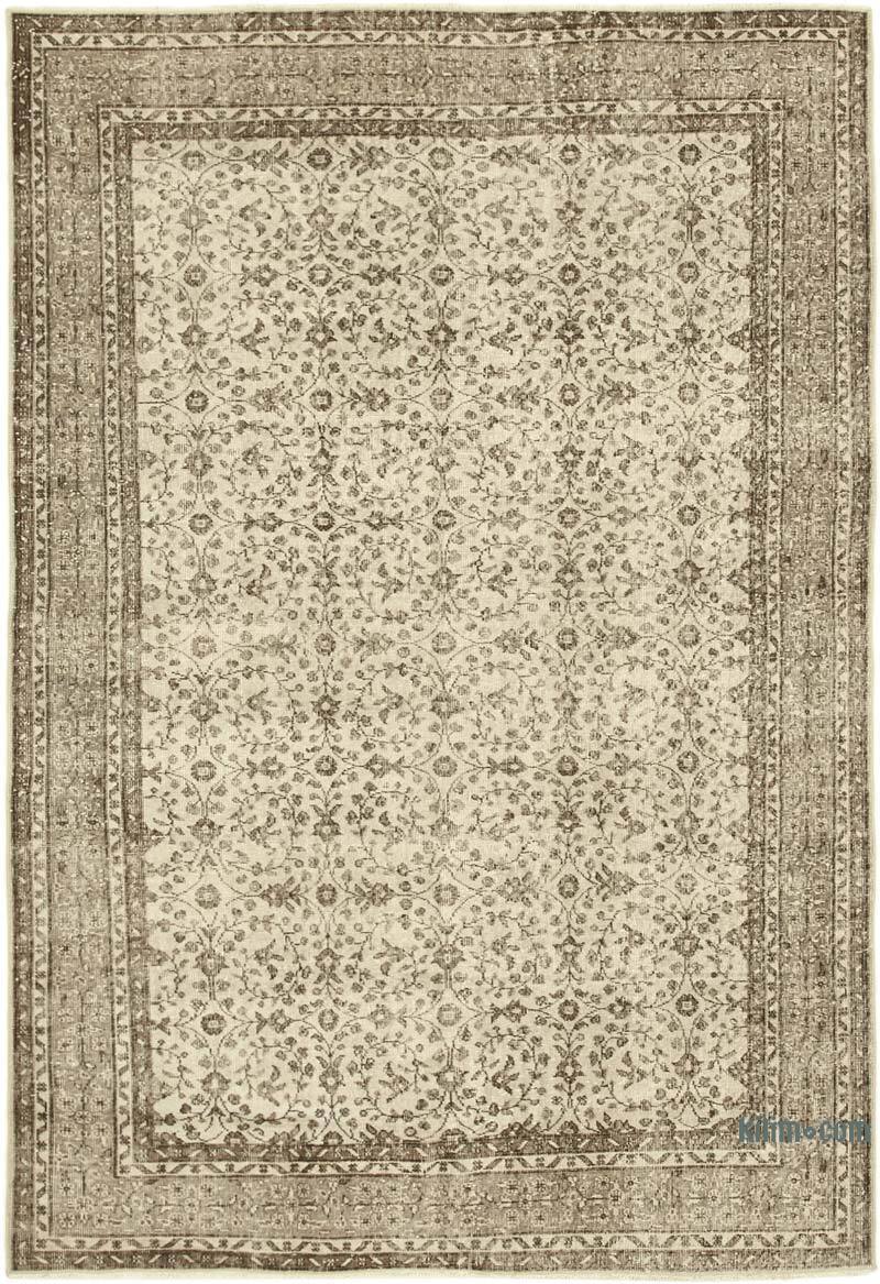 El Dokuma Vintage Halı - 207 cm x 310 cm - K0055684