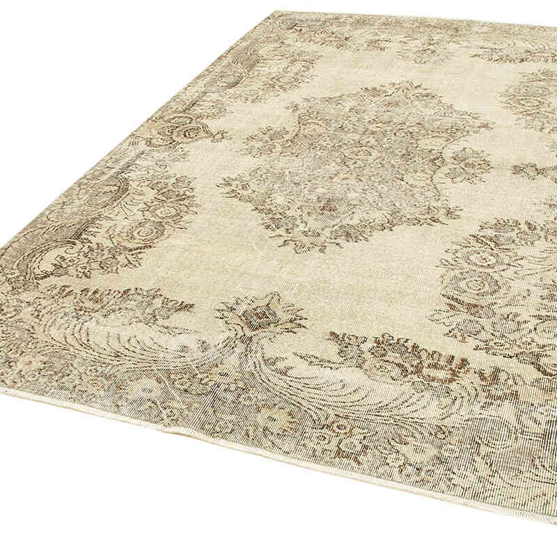 Vintage Turkish Hand-Knotted Rug - 6' 4" x 9'  (76" x 108") - K0055688