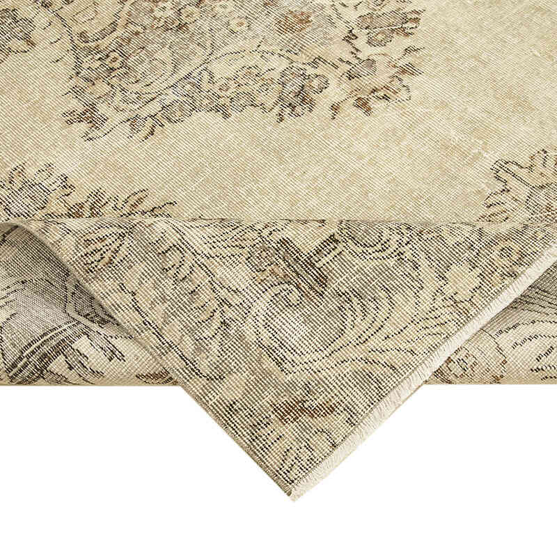 Vintage Turkish Hand-Knotted Rug - 6' 4" x 9'  (76" x 108") - K0055688