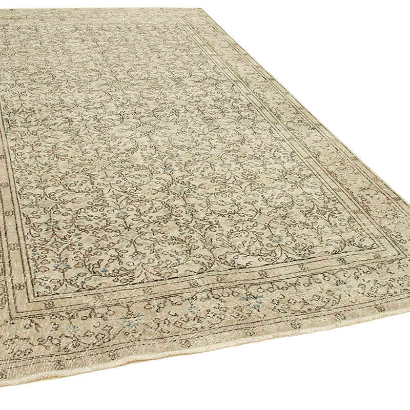 Alfombra Vintage Turca Anudada a Mano - 194 cm x 313 cm - K0055689