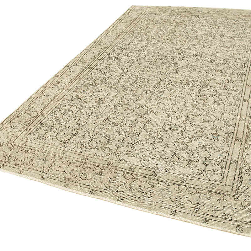 Alfombra Vintage Turca Anudada a Mano - 194 cm x 313 cm - K0055689
