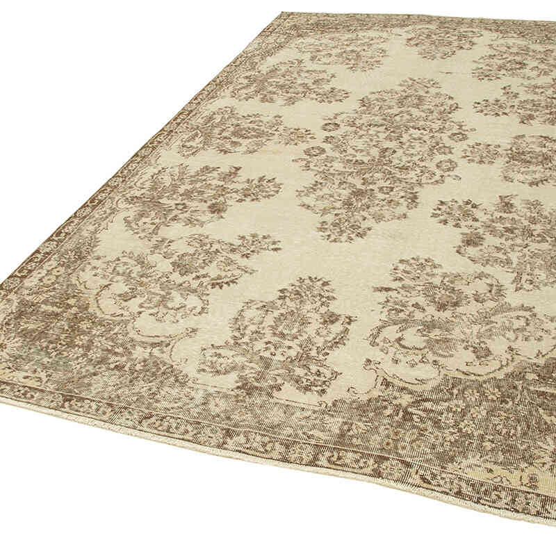 Alfombra Vintage Turca Anudada a Mano - 187 cm x 307 cm - K0055697