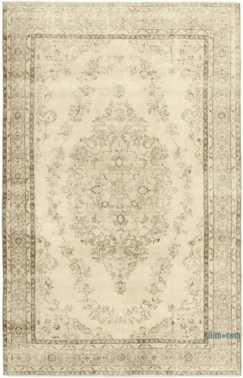 Alfombra Vintage Turca Anudada a Mano - 190 cm x 300 cm - K0055699