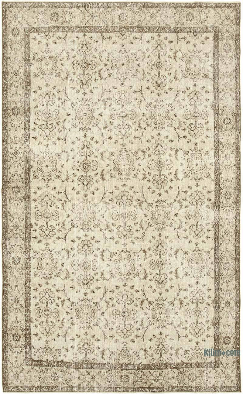 Vintage Turkish Hand-Knotted Rug - 6' 2" x 9' 11" (74" x 119") - K0055705