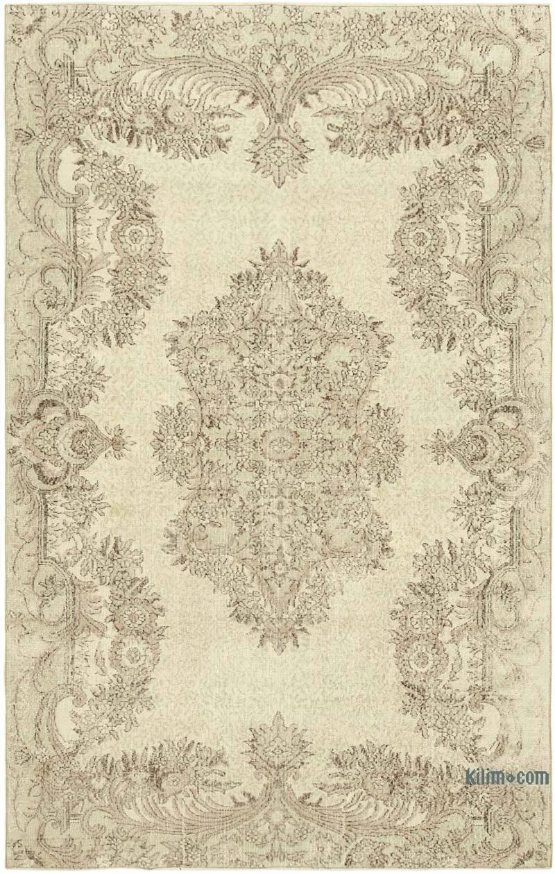 Alfombra Vintage Turca Anudada a Mano - 202 cm x 312 cm - K0055709