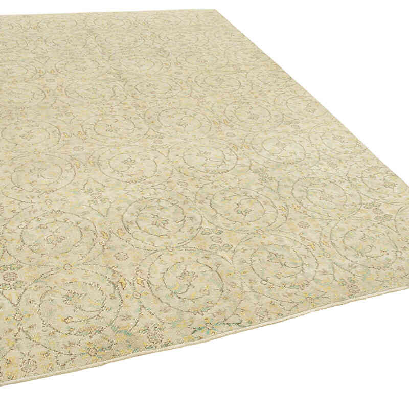 Alfombra Vintage Turca Anudada a Mano - 206 cm x 284 cm - K0055710