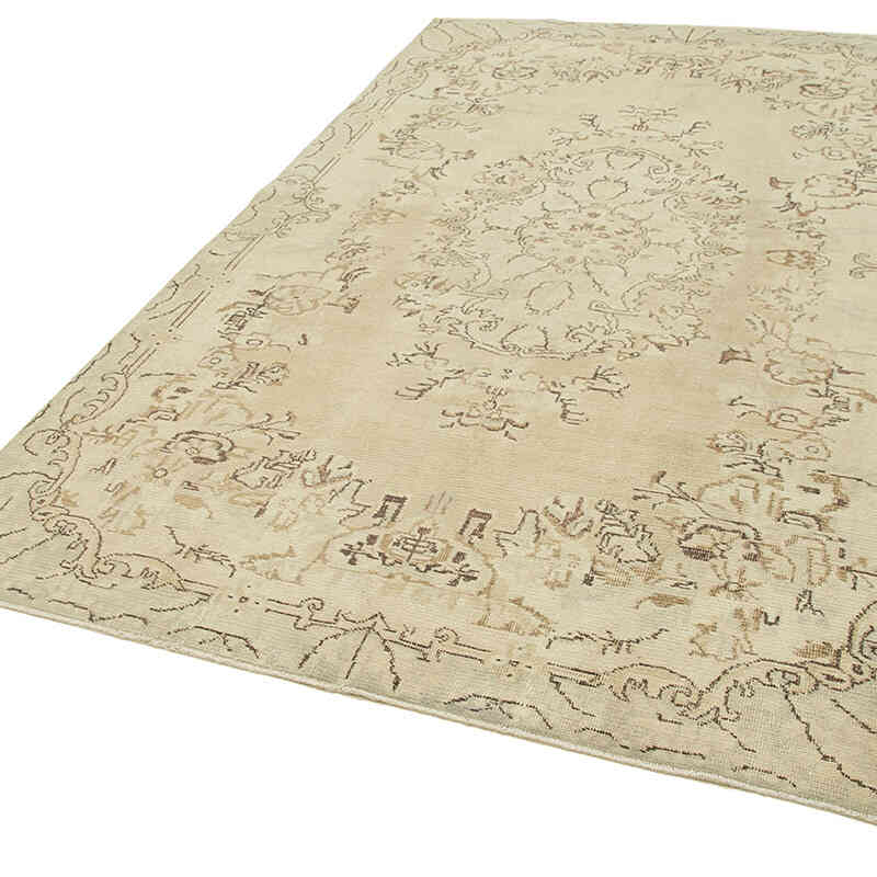 Alfombra Vintage Turca Anudada a Mano - 183 cm x 295 cm - K0055714