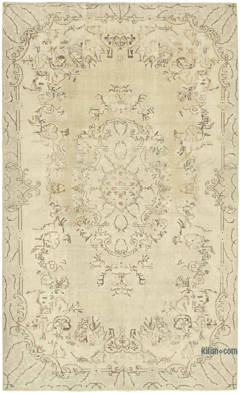 Alfombra Vintage Turca Anudada a Mano - 183 cm x 295 cm - K0055714
