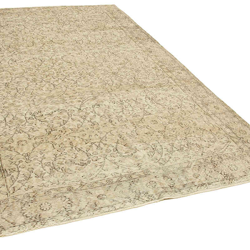 Alfombra Vintage Turca Anudada a Mano - 188 cm x 296 cm - K0055720