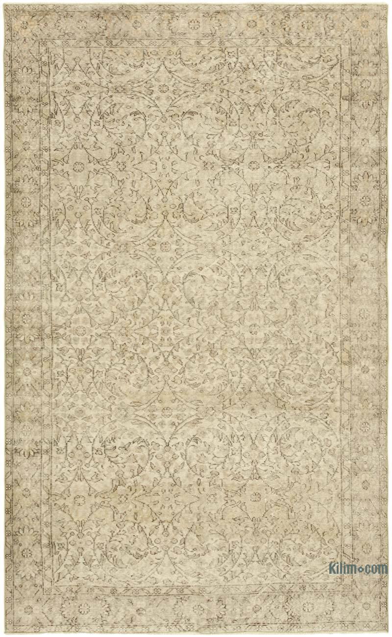 Alfombra Vintage Turca Anudada a Mano - 188 cm x 296 cm - K0055720
