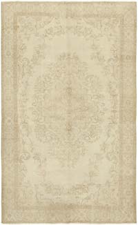 Vintage Turkish Hand-Knotted Rug - 6'  x 9' 7" (72" x 115")