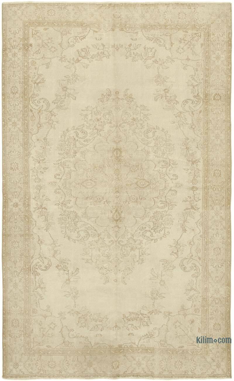 Alfombra Vintage Turca Anudada a Mano - 184 cm x 291 cm - K0055721