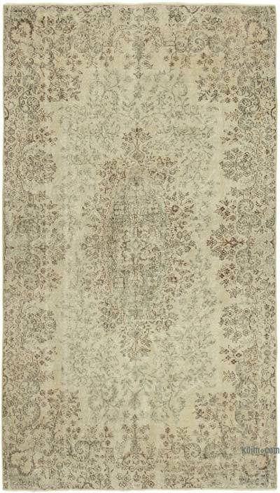 Vintage Turkish Hand-Knotted Rug - 5' 5" x 9' 3" (65 in. x 111 in.)