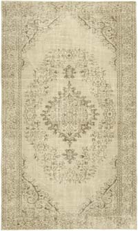 Vintage Turkish Hand-Knotted Rug - 6' 4" x 10' 2" (76" x 122")