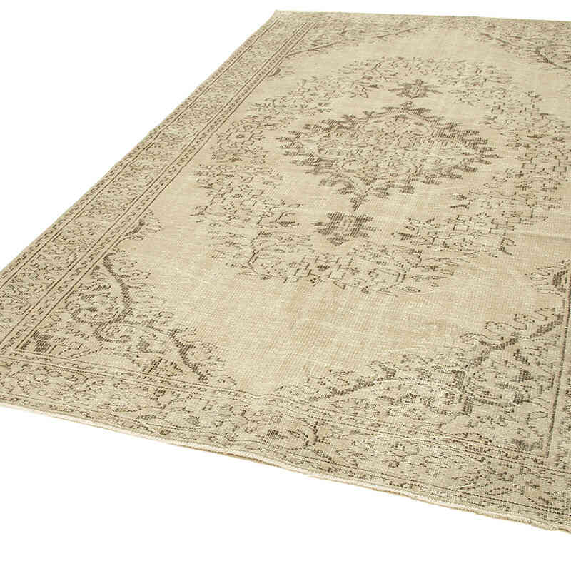 Vintage Turkish Hand-Knotted Rug - 6' 4" x 10' 2" (76" x 122") - K0055728