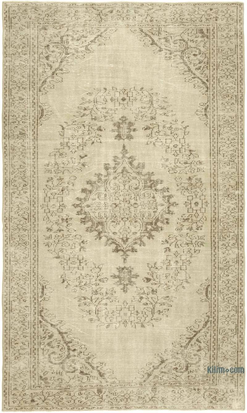 Vintage Turkish Hand-Knotted Rug - 6' 4" x 10' 2" (76" x 122") - K0055728