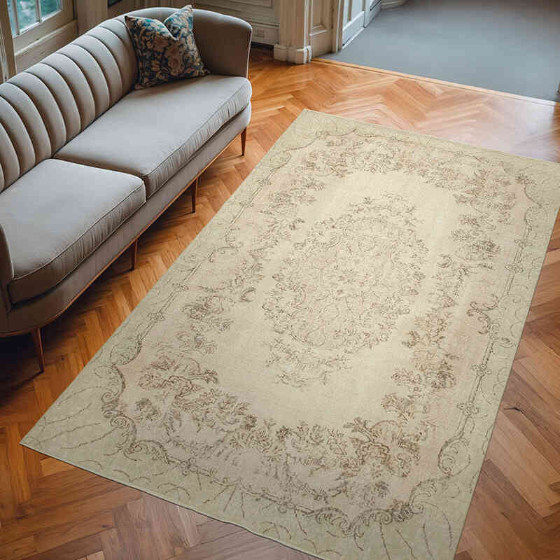 El Dokuma Vintage Halı - 195 cm x 303 cm - K0055729