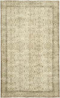 Vintage Turkish Hand-Knotted Rug - 6' 5" x 10' 2" (77" x 122")