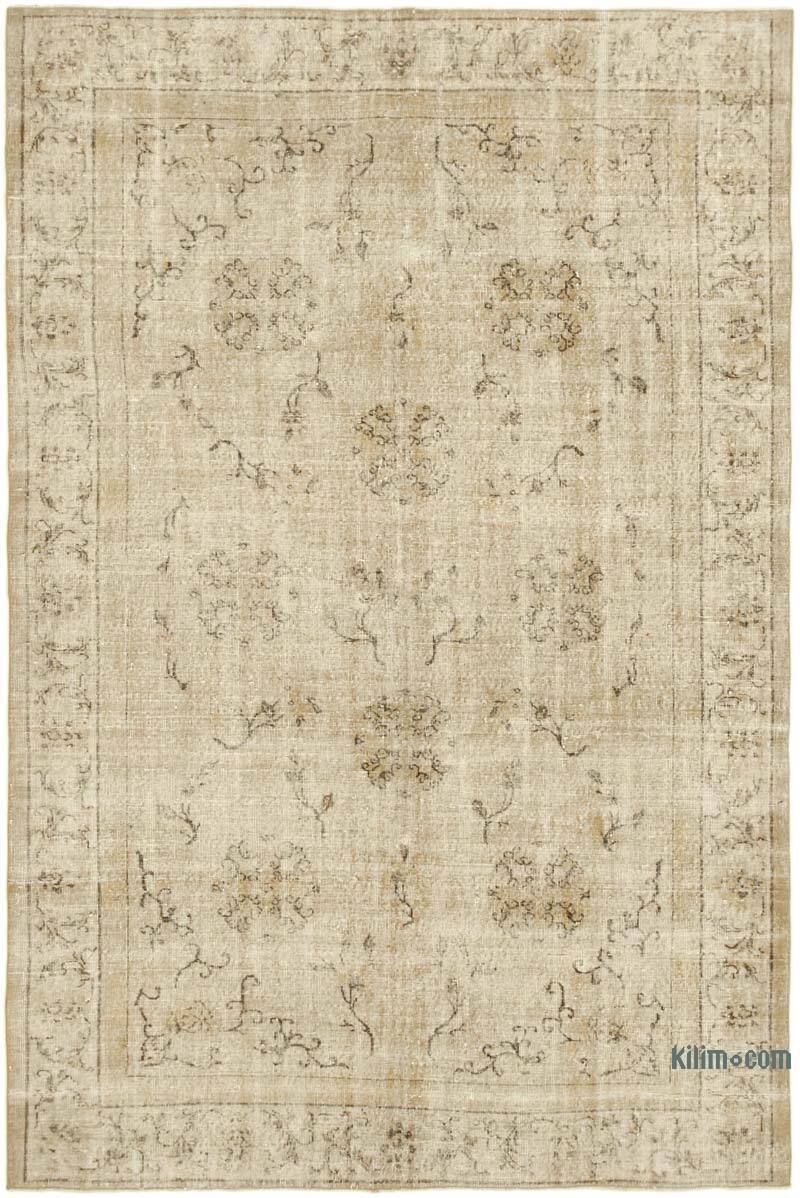 Vintage Turkish Hand-Knotted Rug - 6' 7" x 9' 10" (79" x 118") - K0055735