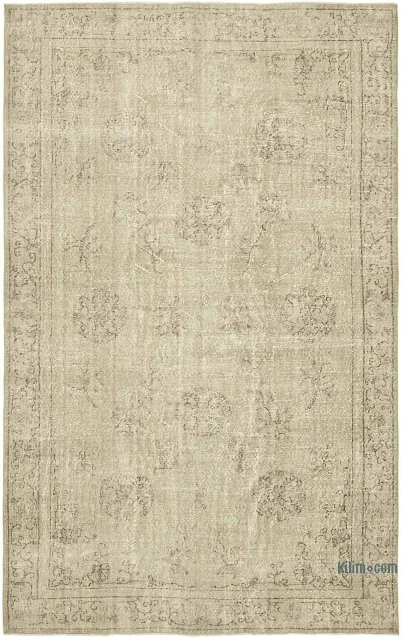 Vintage Turkish Hand-Knotted Rug - 6' 5" x 10'  (77" x 120") - K0055740