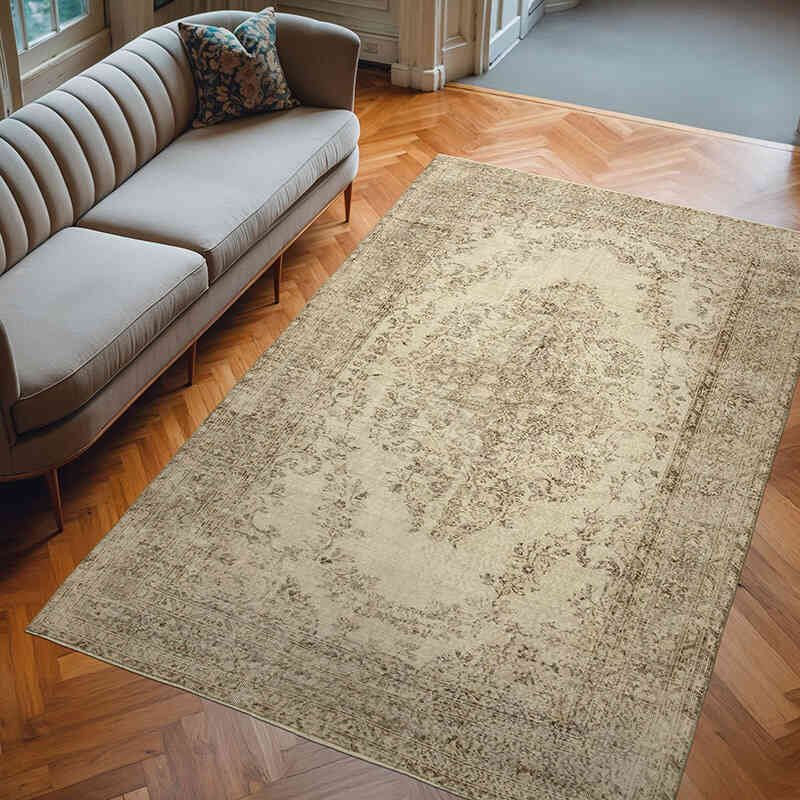 Alfombra Vintage Turca Anudada a Mano - 200 cm x 300 cm - K0055742