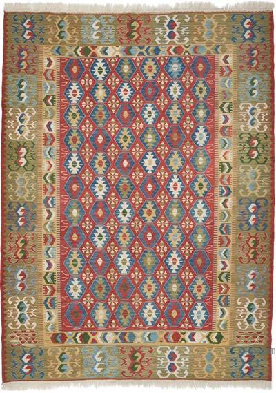 Çok Renkli Yeni Kök Boya El Dokuma Kilim - 175 cm x 239 cm