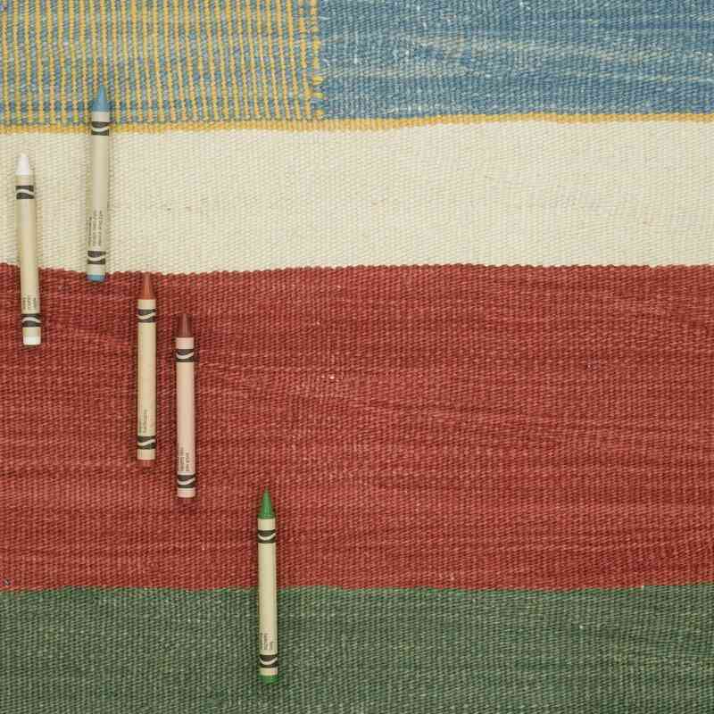 Multicolor New Handwoven Turkish Kilim Rug - 4' 3" x 6' 3" (51" x 75") - K0056007