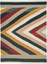 Multicolor New Handwoven Turkish Kilim Rug - 5' 11" x 7' 9" (71" x 93")
