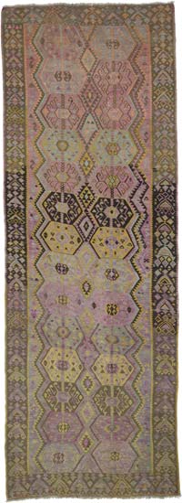 Alfombra Kars Kilim Vintage - 134 cm x 372 cm