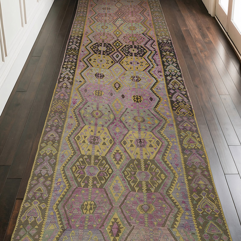 Alfombra Kars Kilim Vintage - 134 cm x 372 cm - K0056015