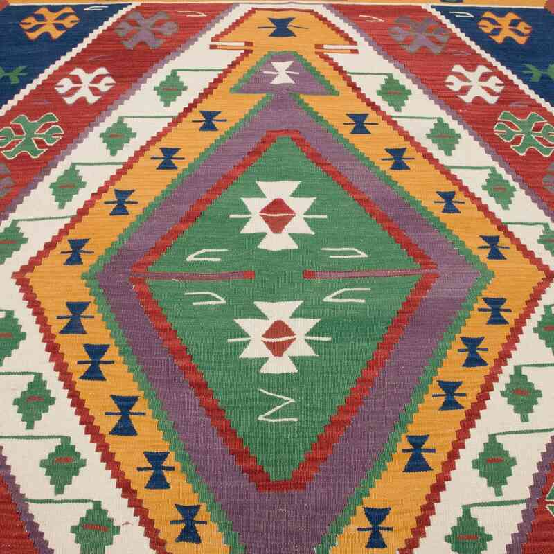 Multicolor New Handwoven Turkish Kilim Rug - 5' 3" x 7' 3" (63" x 87") - K0056018