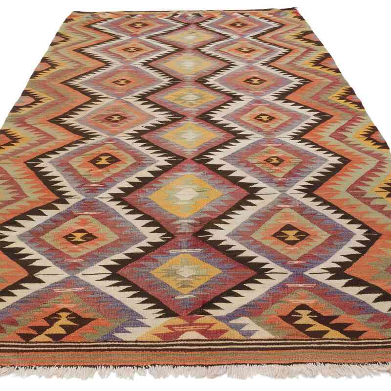 Çok Renkli Denizli Kilimi - 160 cm x 310 cm - K0056020