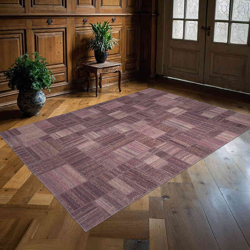 Alfombra Kilim de Retazos - 167 cm x 237 cm - K0056023