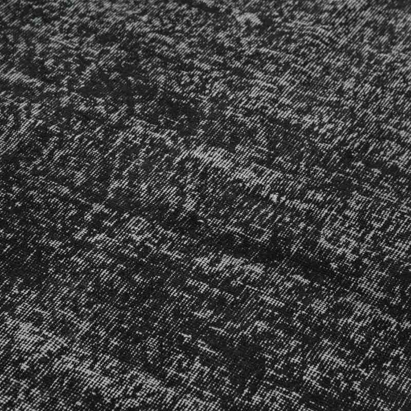 Siyah Boyalı El Dokuma Vintage Halı - 150 cm x 261 cm - K0056054