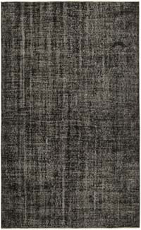 Boyalı El Dokuma Vintage Halı - 167 cm x 267 cm