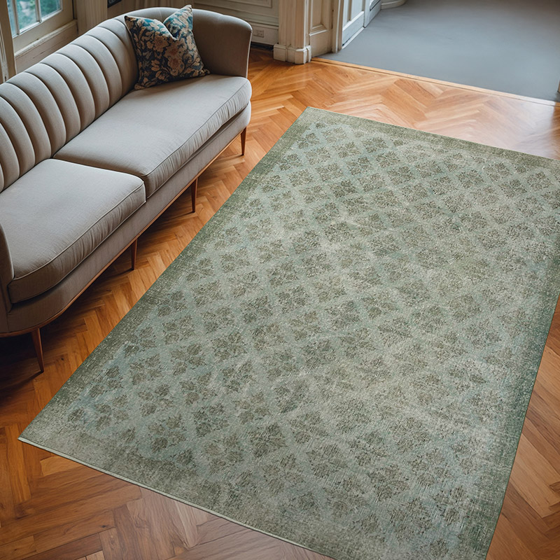 Alfombra Turca Vintage Sobre-teñida - 206 cm x 307 cm - K0056084