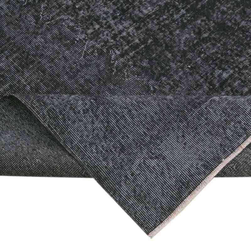 Siyah Boyalı El Dokuma Vintage Halı - 189 cm x 316 cm - K0056096