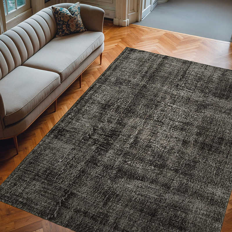 Alfombra Turca Vintage Sobre-teñida - 201 cm x 273 cm - K0056107