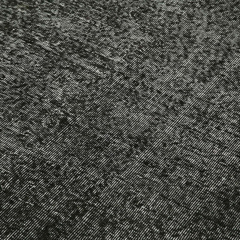 Siyah Boyalı El Dokuma Vintage Halı - 169 cm x 255 cm - K0056116