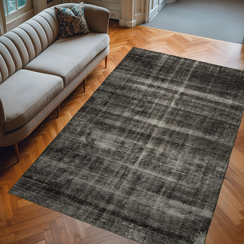 Boyalı El Dokuma Vintage Halı - 176 cm x 276 cm - K0056119