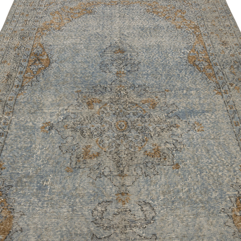 Boyalı El Dokuma Vintage Halı - 160 cm x 273 cm - K0056136