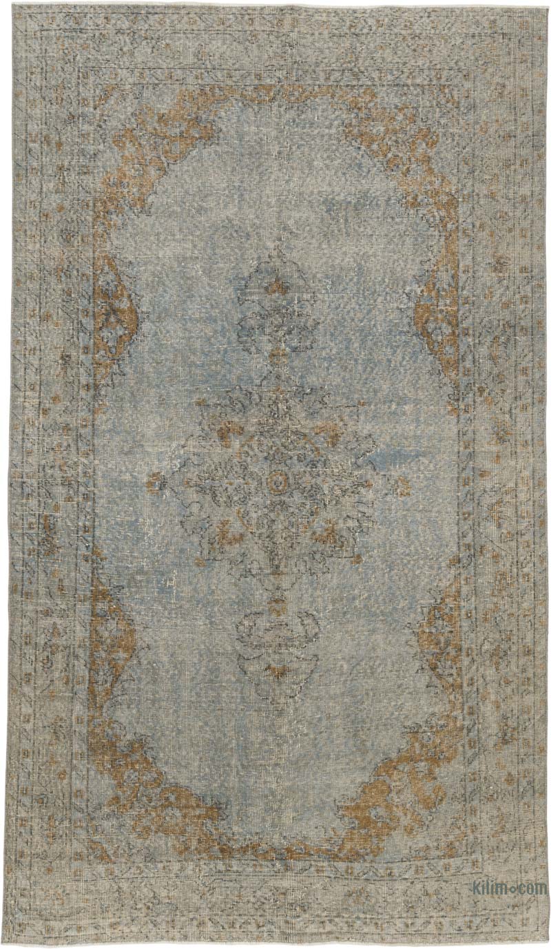 Boyalı El Dokuma Vintage Halı - 160 cm x 273 cm - K0056136