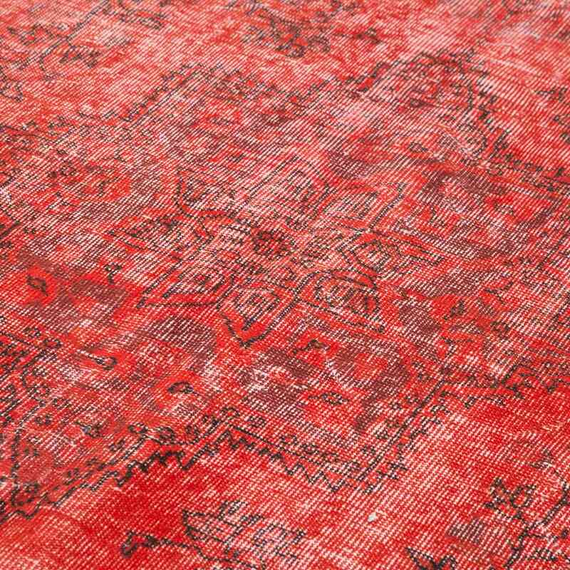 Kırmızı Boyalı El Dokuma Vintage Halı - 168 cm x 285 cm - K0056152