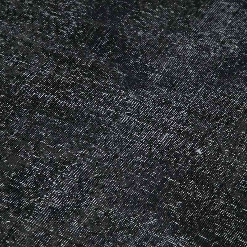 Siyah Boyalı El Dokuma Vintage Halı - 136 cm x 278 cm - K0056182